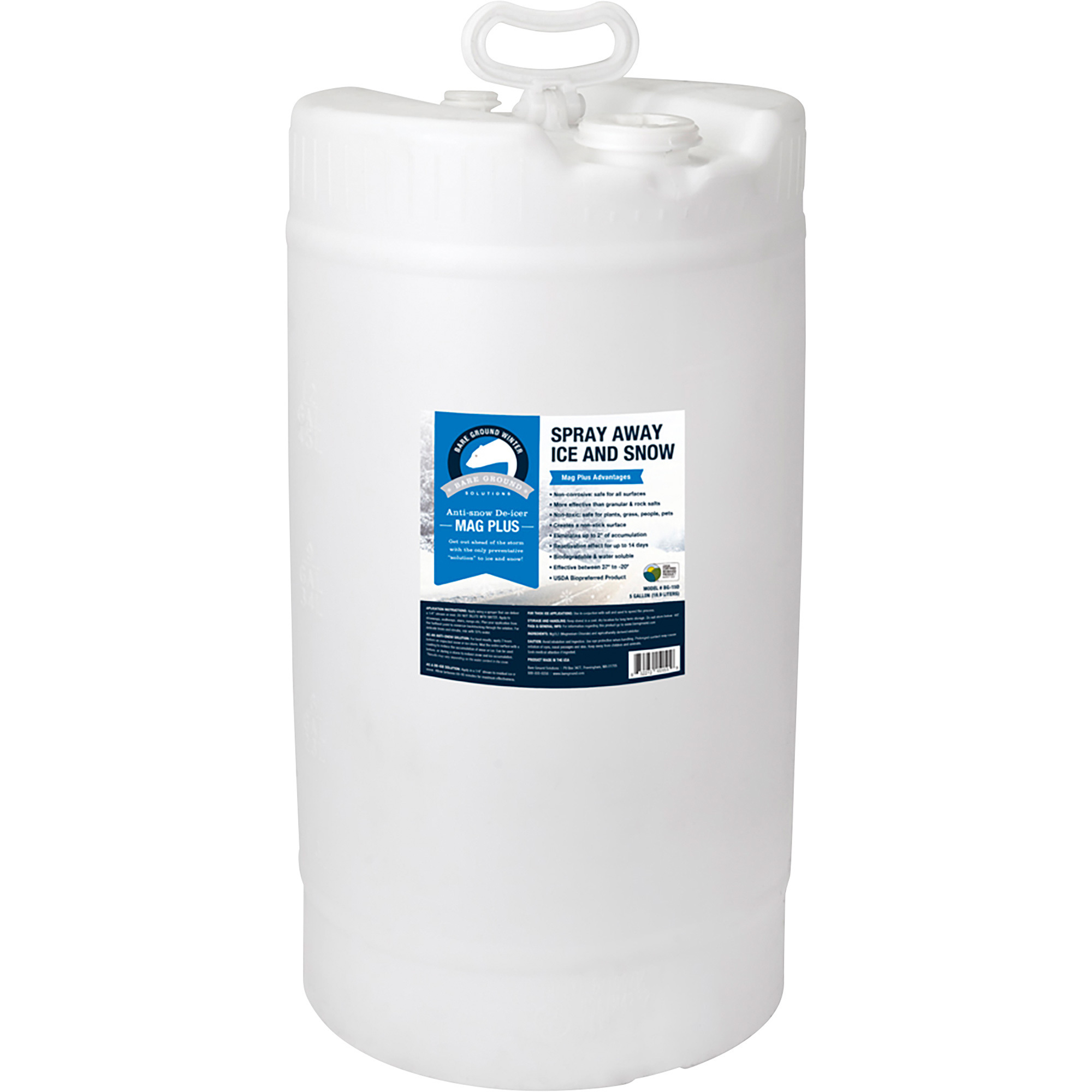 Bare Ground Mag Plus Liquid Deicer,15-Gallon Drum, Model# BG-15D